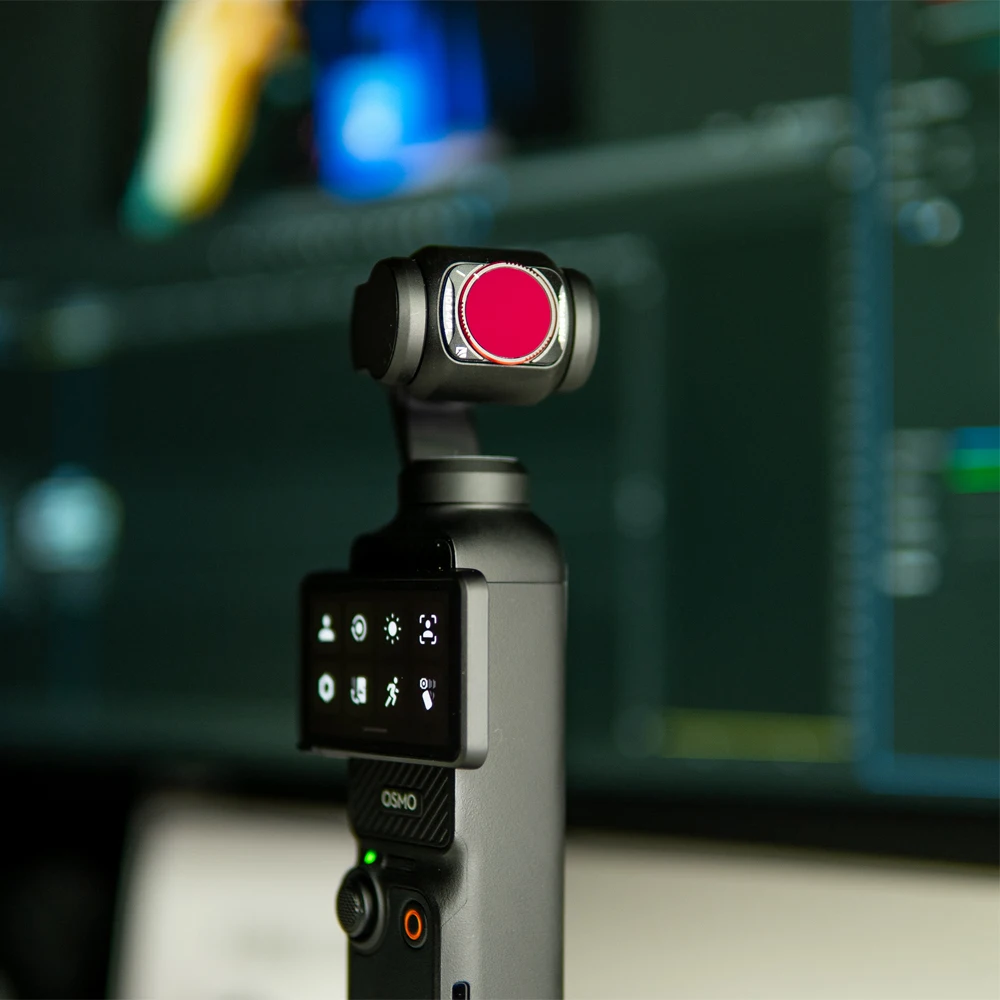 Freewell Filtro ND1000 a densità neutra per Osmo Pocket 3 - Ottiche a colori neutri, Accessori fotografici con tecnologia GimbalSafe