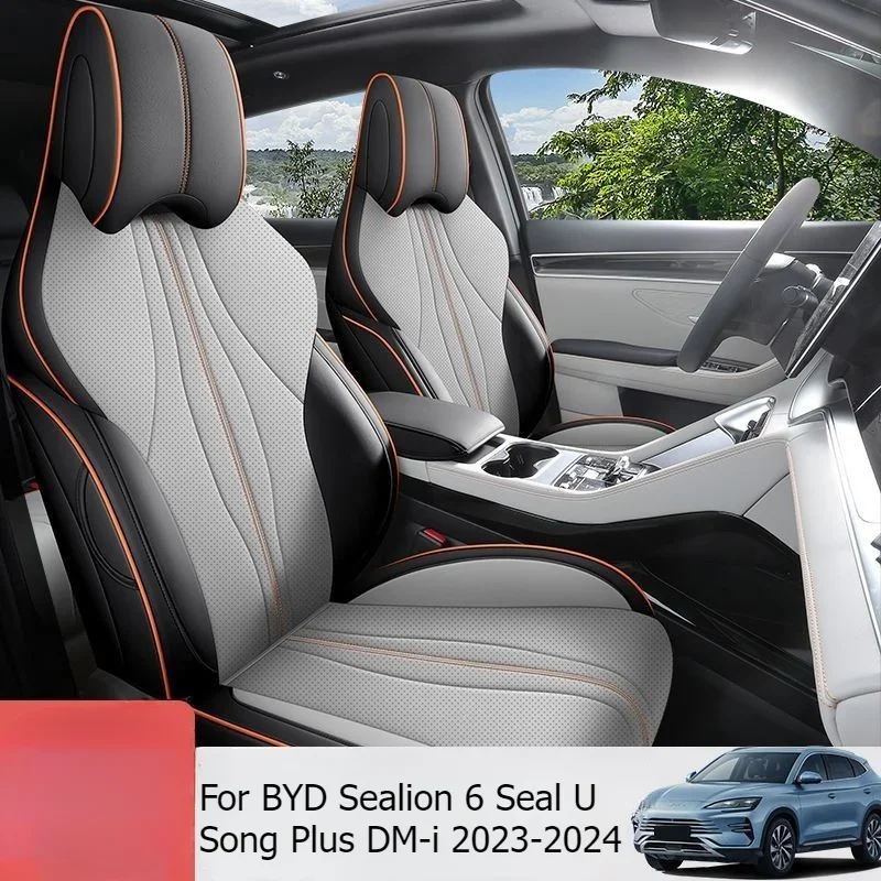 

For BYD Sealion 6 Seal U Song Plus DM-i 2023-2024 Accessories Car Seat Cushion Seat Covers Breathable Anti Dirt Protection Pads