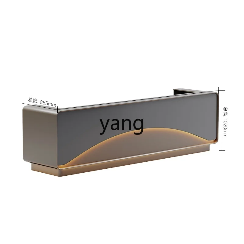 LTT light luxury large counter fashionable modern office building company front desk