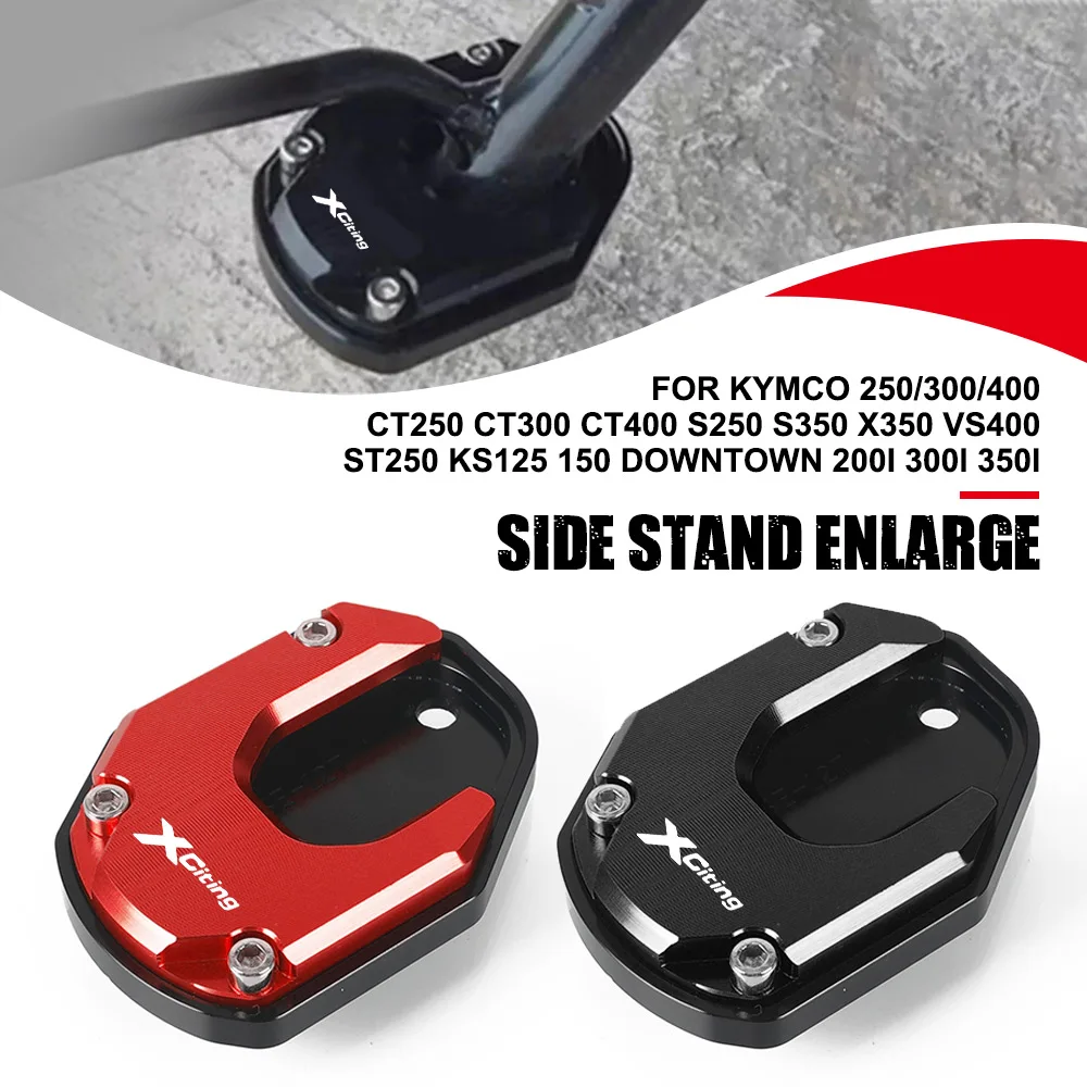 

For KYMCO 250/300/400 CT250 CT300 CT400 S250 S350 X350 VS400 ST250 KS125 150 Downtown 200i 300i 350i Foot Side Stand Enlarge