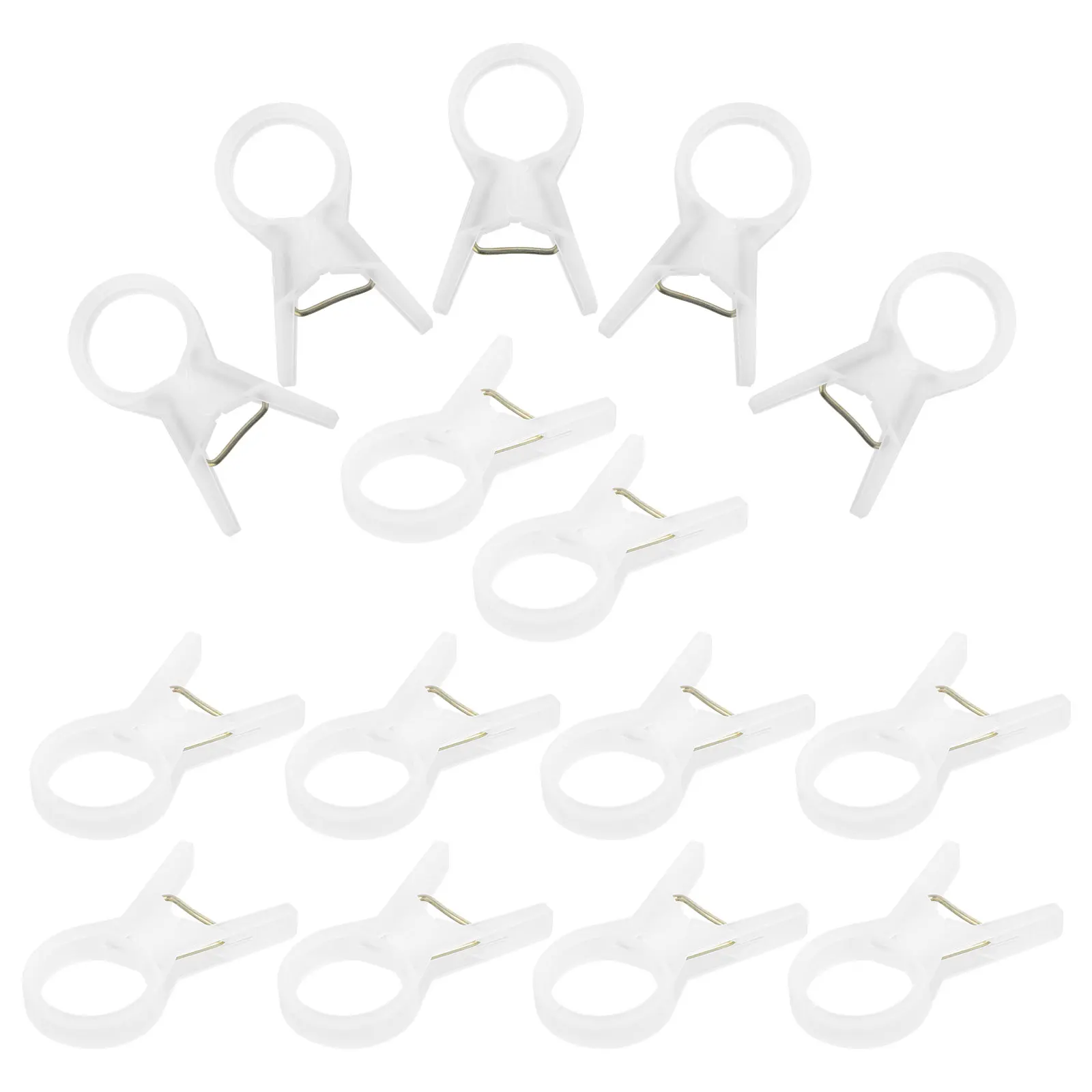 

100 Pcs Tie Vine Clip Flower Clamp Cucumber Reusable Garden Clips Stem Supports Plastic Netting