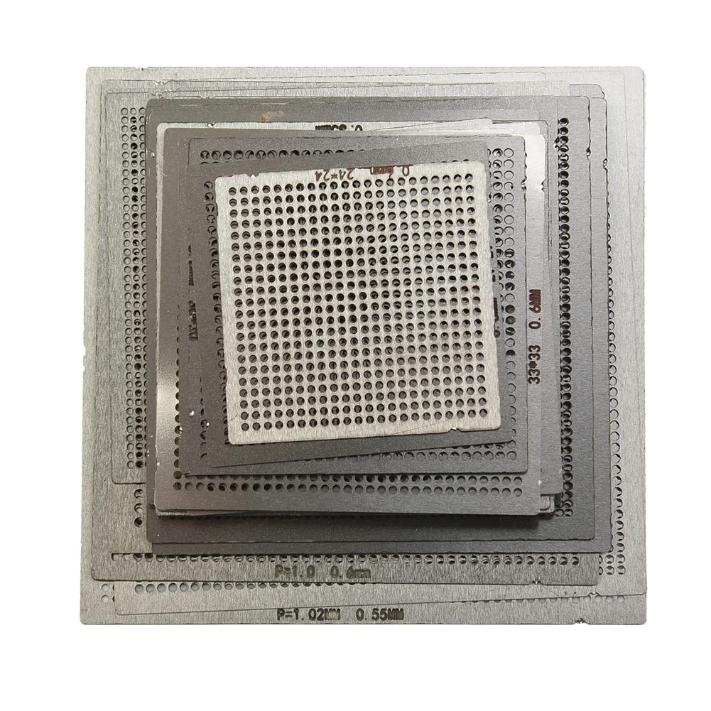 for durable Extra High Quality Hot Reballing Rework Net Replaces Rework Set Steel Stencil Accessories Directly