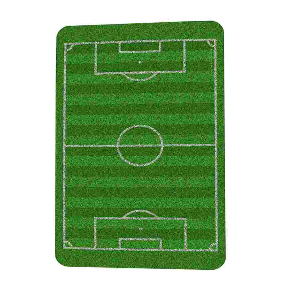 Scratch The Soil Football Mat Fake Grass Carpet Polyester Door Front Rectangular Bathroom