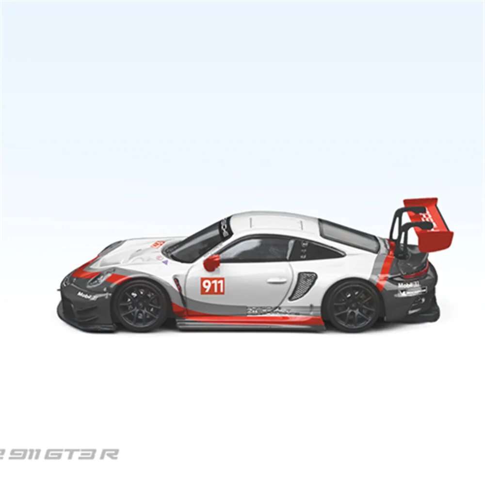 TIME MICRO/SR 1:64 911 GT3 Le Mans rot grün beschichtung Malerei Legierung Modellauto für Sammlung und Display