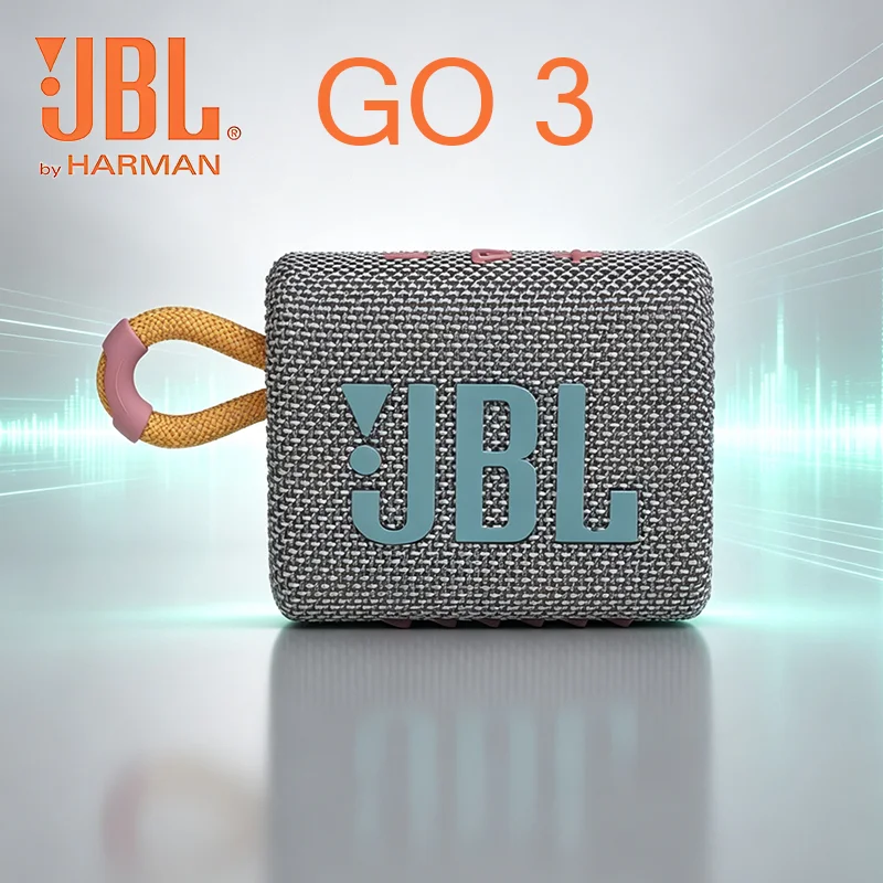 JBL GO3 Pocket Mini Bluetooth Speaker For Travel Shower Beach Home