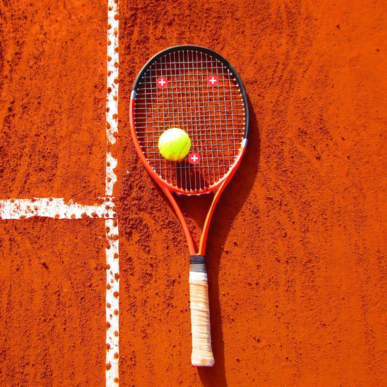 

5Pcs Tennis Racket Vibration Dampeners National Flag Design Flexible Silicone Shock Absorber for Enhanced Comfort and Grip