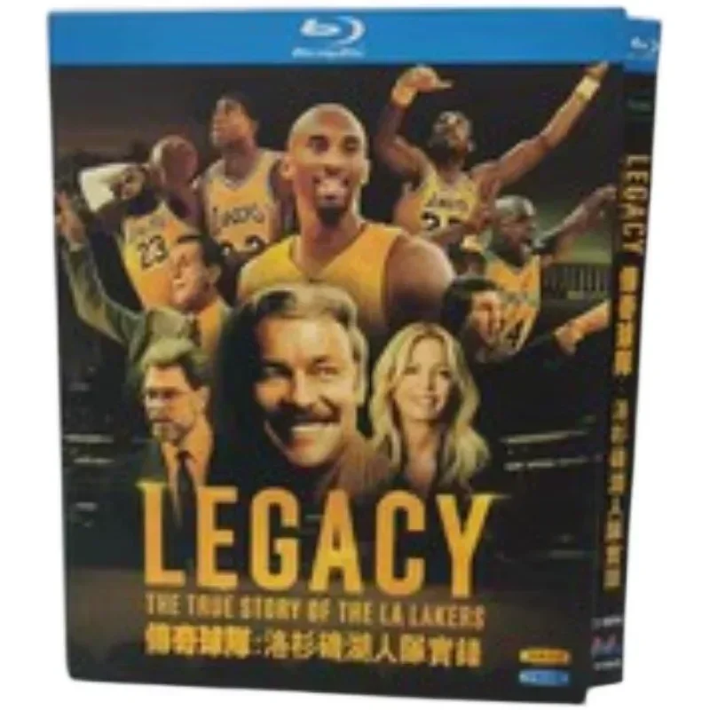 BD Blu-ray, documental de alta definición del legendario equipo Los Angeles Lakers, set de 2 discos en caja