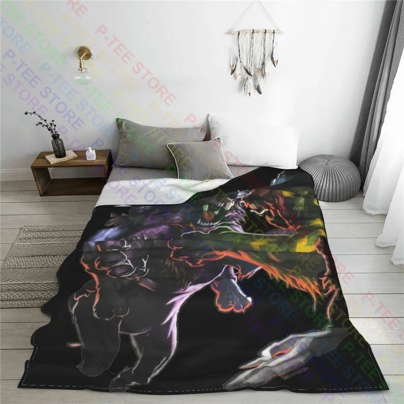 Masters Of The Universe Skeletor Riding Panthor Cartoon Blanket Bedroom Anti-Pilling Family Expenses