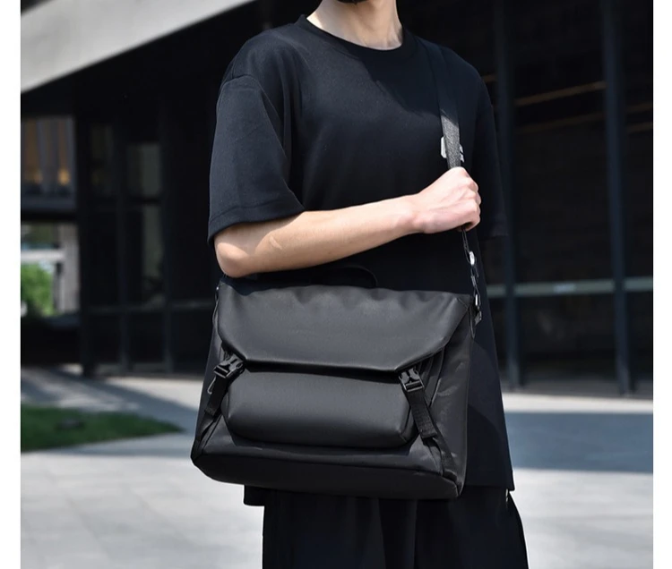 New Men's Single-shoulder Bag, Oxford Cloth Large-capacity Water-resistant Casual Bag, Business Trip Fashionable Crossbody Bag