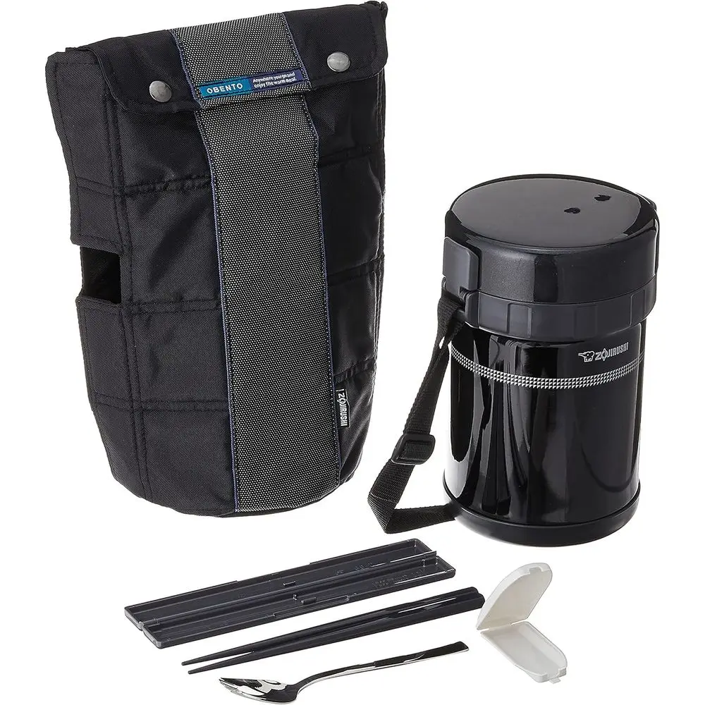 

Вакуумный контейнер для обеда Bento - черный