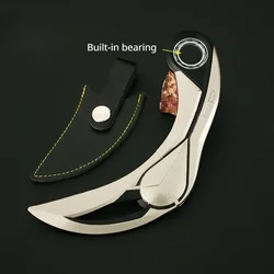 16cm Valorant Weapon Melee Ion 2.0 Karambit Game Peripheral Metal Rotatable Claw Knife Weapon Model Sword Gifts Toys for Boys