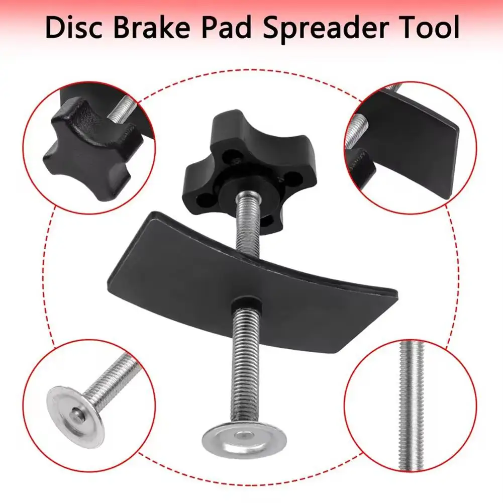 Car Disc Brake Pad Spreader Installation Caliper Piston Piston Disassemble Press Compressor Steel Tool Tool Rewind I7O3