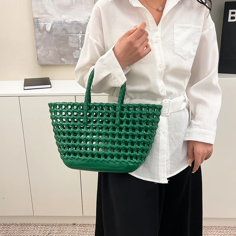 

Minimalist Vintage Shopper Bag Solid Color Elegant Design With Logo Perfect For Business Women