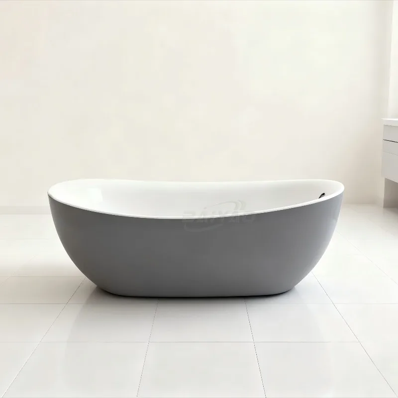 Luxury Freestanding Massage Bathtubs with  Features for a Relaxing Soak