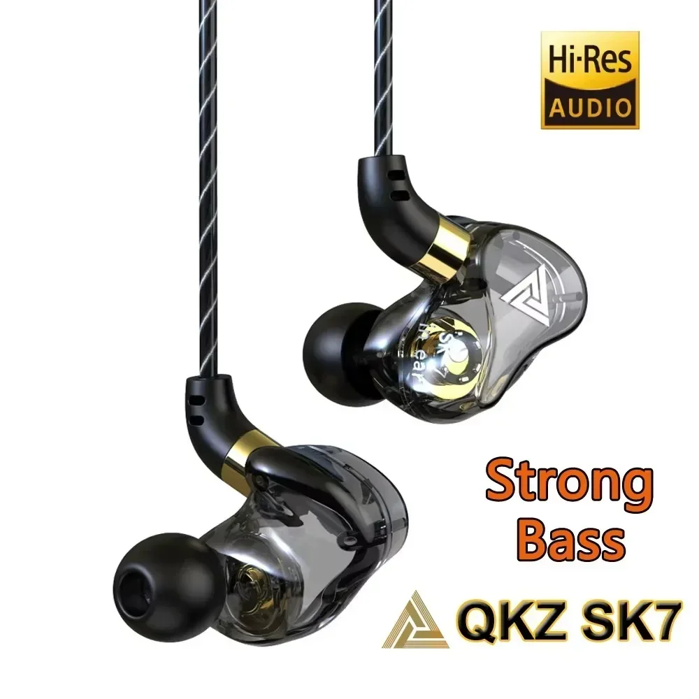 ZLRLMHY Stereo Bass Music Earbuds HiFi Earphones Copper Driver Wired Headphones In Ear Monitor Stage Live Headset Sports Gaming