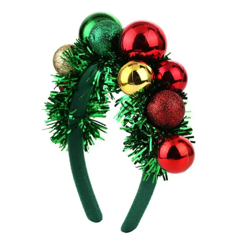 Christmas Headband Small Gift Decoration Children's Holiday Supplies Decoration Gift Christmas Spotlight Ball Headband