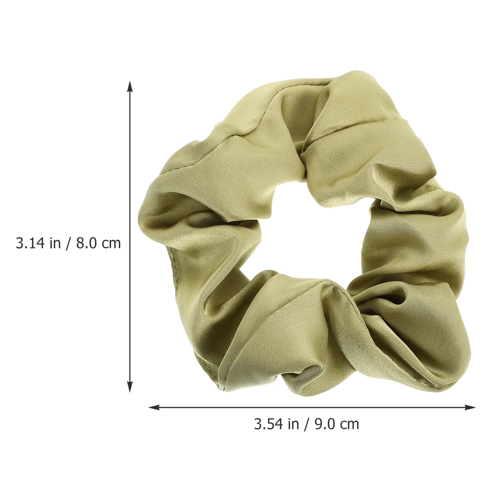 

6 шт., шелковые атласные резинки для волос, большие эластичные резинки для волос, мягкие держатели для хвоста, удобные резинки для волос для женщин, держатели для хвоста