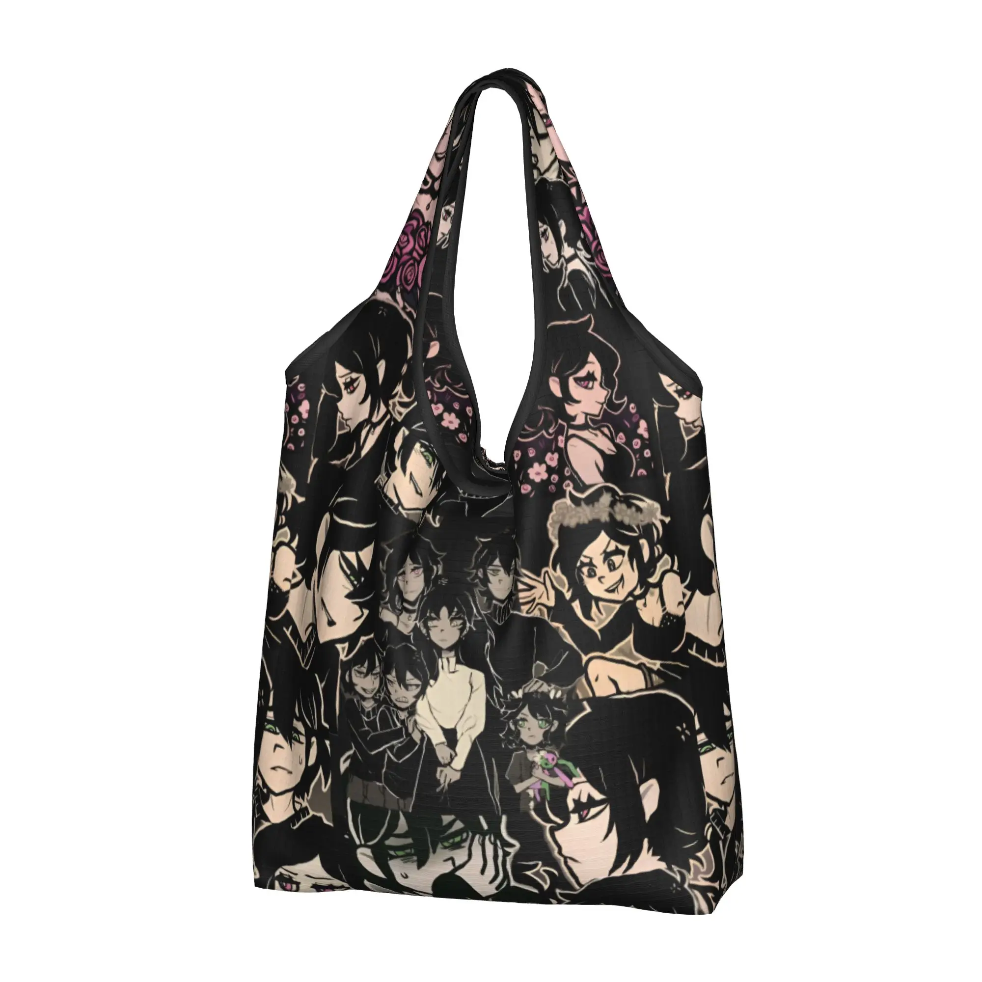 Anime A-Andys L-Leyleys Love Groceries Tote Shopping Bag Women Fashion Comic Shopper Shoulder Bag Large Capacity Handbags