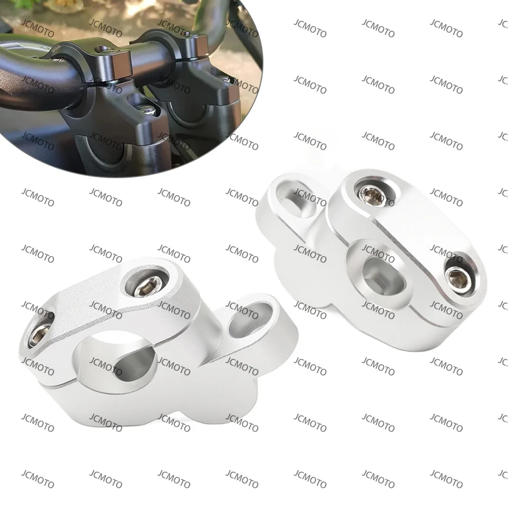 Accessories 1 25mm Offset Handlebar Clamp Mount Riser Fit For Honda Suzuki Yamaha Kawasaki