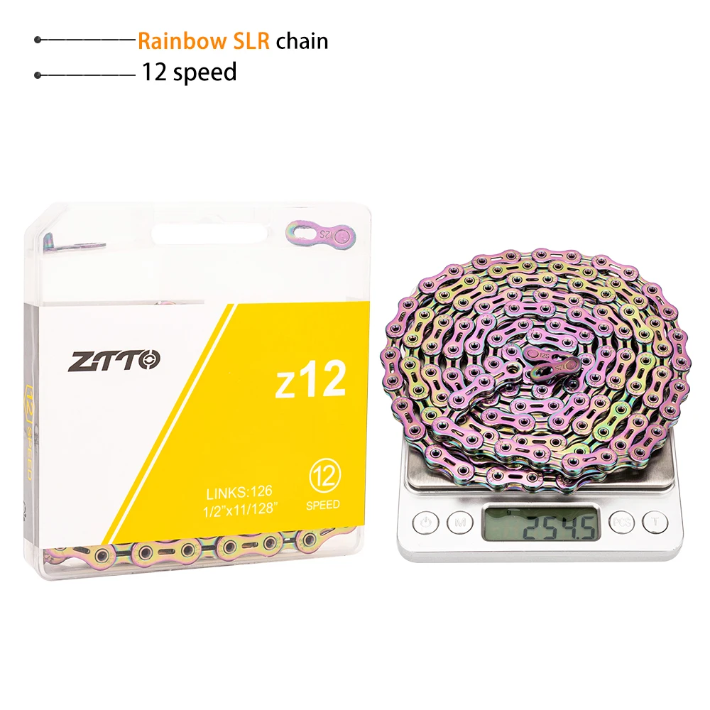 ZTTO 12 Geschwindigkeit Kette Mountain Road Bike Strom 12 v MTB Fehlende Link Fahrrad 12 S Power Lock Hohe Qualität 126 Links Für K7 System