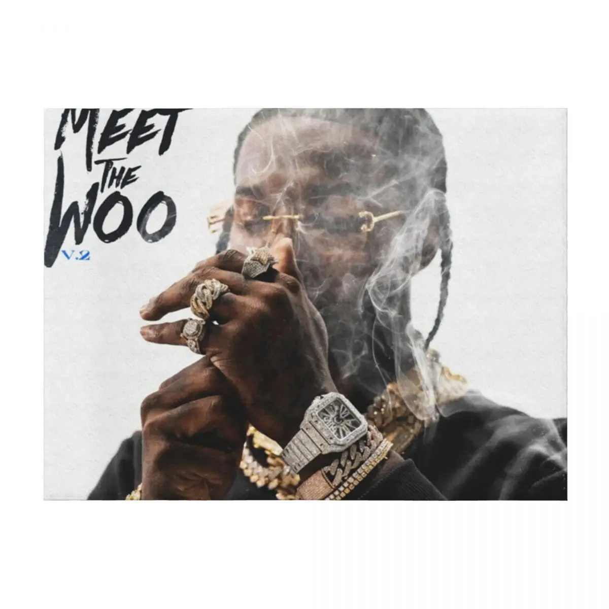

Smoke The Woo Throw Blanket warm winter Heavy Sleeping Bag Winter beds Blankets