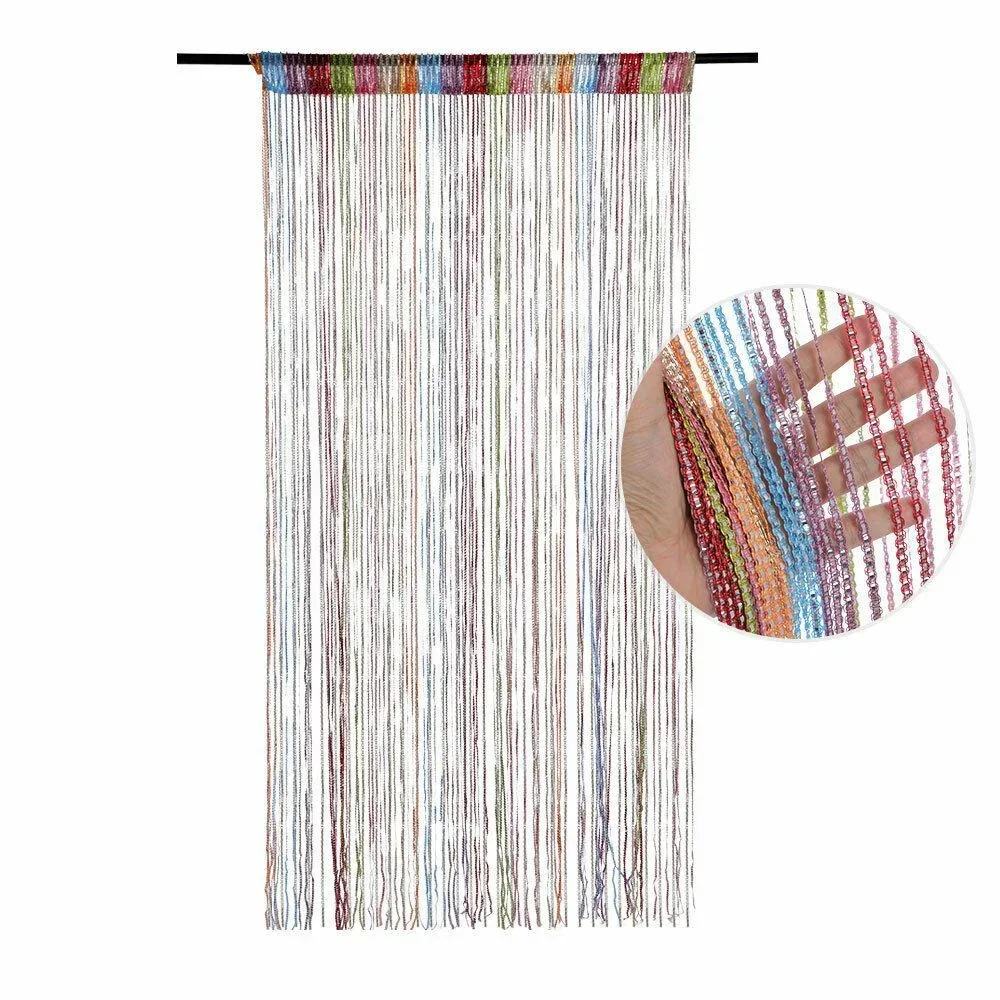 100x200cm Home Decor Sequin Curtain for Doorway,Door String Curtain,Bedroom Blind Living Room Divider,no Bead Decorative Crystal