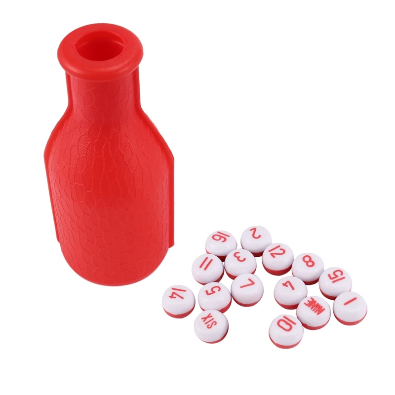 Plastic Scoring Numbered Pills,Billiard Depot Billiard/Pool Plastic Tally Shaker Bottle With Peas/Balls,Kelly/Pill Pool.