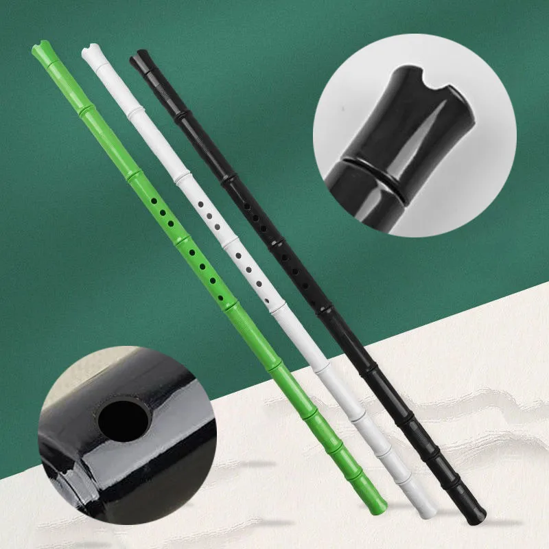 8 Hole Resin Xiao G Key Chinese Vertical Bamboo Flute Beginner Detachable Professional Play Xiao Traditional Musical Instruments