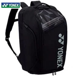 Yonex-mochila de bádminton 2022 auténtica, bolsa deportiva multifuncional con compartimento para zapatos, soporta hasta 3 raquetas