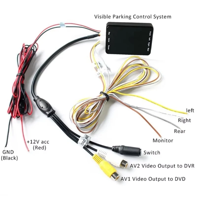 Advanced 360 Degree Car Camera Controller Suitable for Seamless Reversing and Multiple View Switching Extreme Conditions