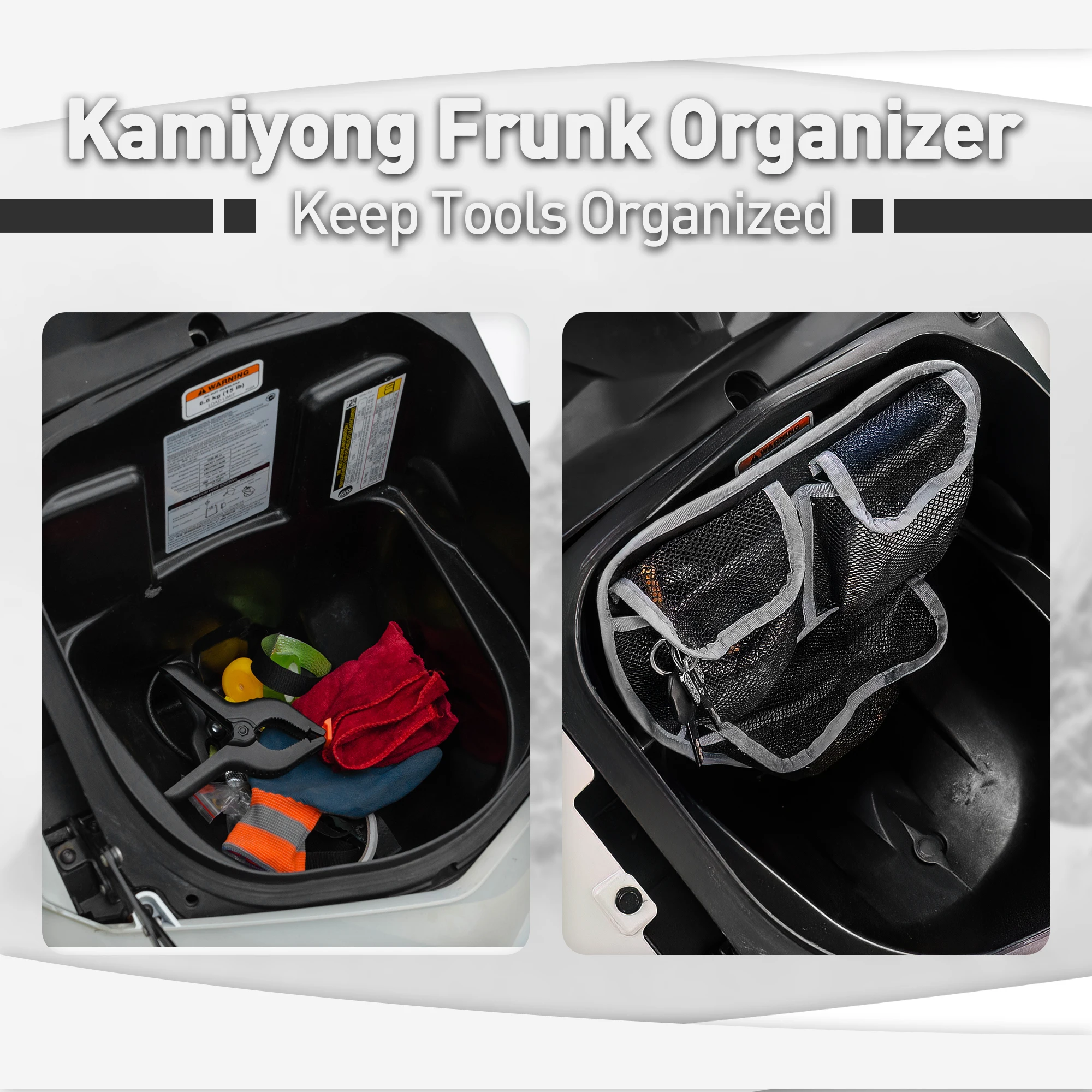 Turn Dead Space Into Storage – Trunk Lid Tool Bag for Can-Am Spyder F3/F3-L/F3-S, Keeps Gear Neat & Accessible