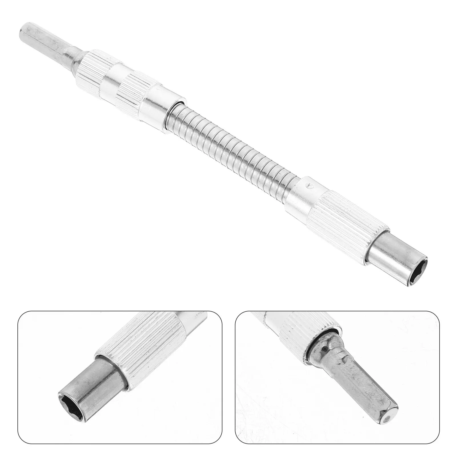 Steel Flexible Screwdriver Extension Shaft for Drills Bendable Universal Joint Design Extended Working Distance Flexible Shaft