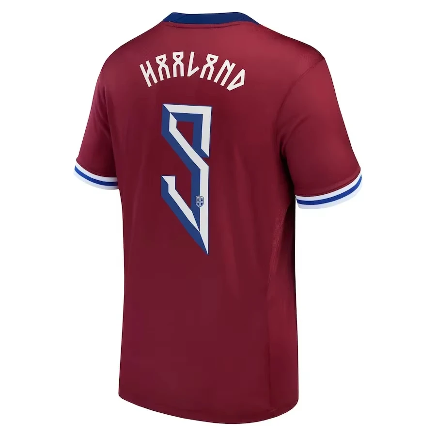 2025 Camisas de hombre Erling Haaland Equipo nacional de Noruega Inicio Nueva Jersey Camisetas Unisex de manga corta Camiseta deportiva al aire libre Jersey