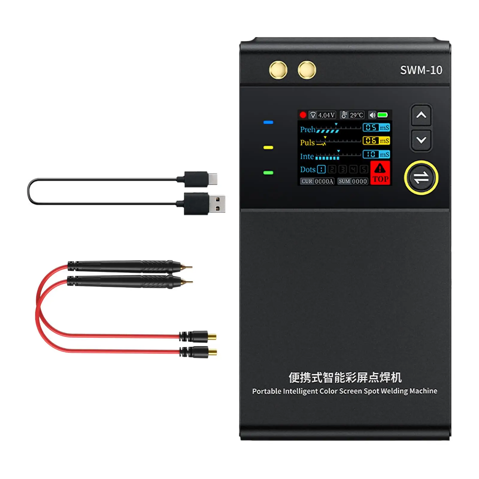 Machine à souder portable aste avec câble de charge USB réglable