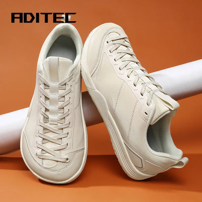 Men's wide-toe shoes, flat loafers, soft and comfortable, suitable for people with big feet or overweight, outdoor casual shoes