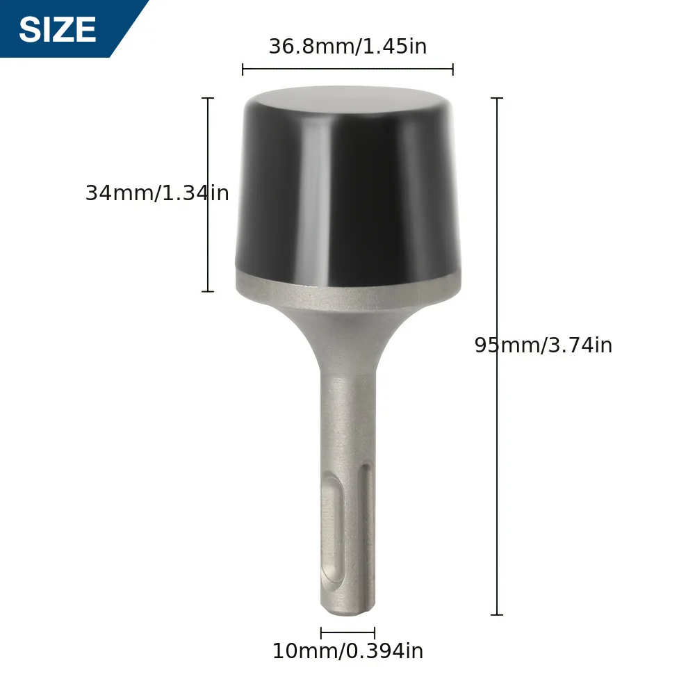 Electrician Rubber Hammer, SDS-PLUS Handle Metal Leveling Tool Rotary Hammer, Automotive Sheet Metal Tool Power Tool Accessories