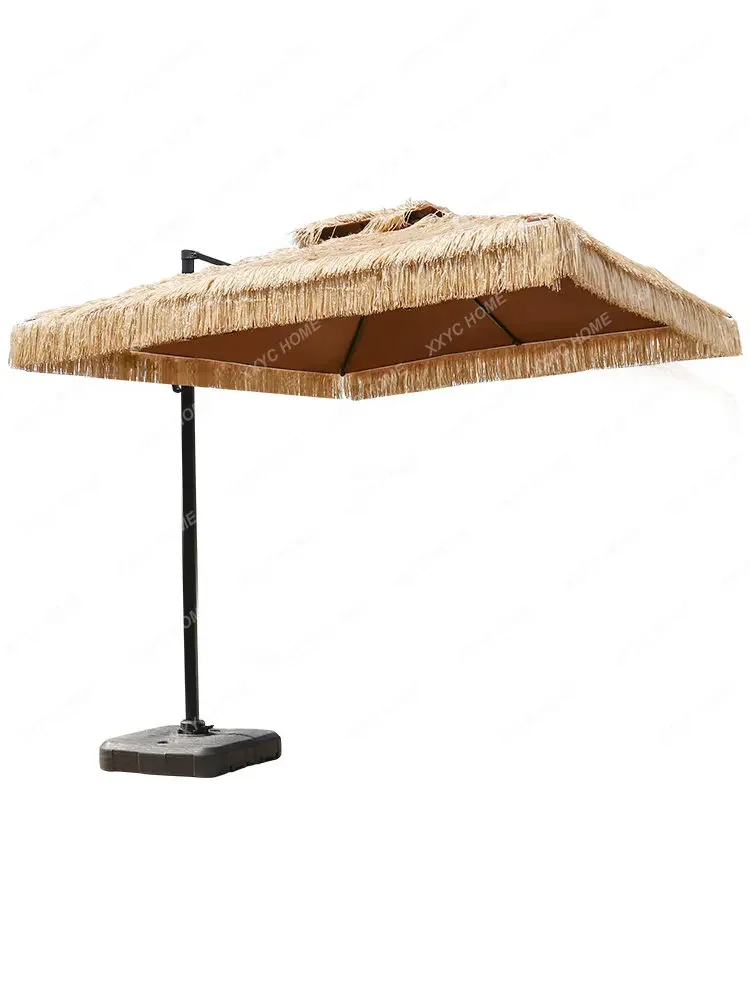 Outdoor Sunshade Villa Patio  B & B  Garden Thatch Umbrella Outdoor Beach Straw Umbrella