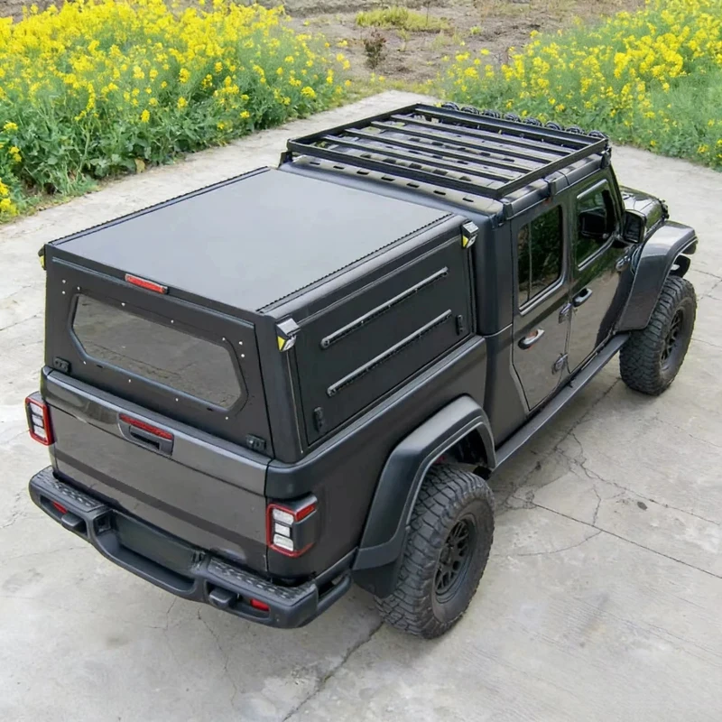 

Aluminum Alloy Tonneau Cover ForNP300Pickup Truck-Roll Folding Locking Waterproof Hard Cover Taiate Key Lock Universal Fit