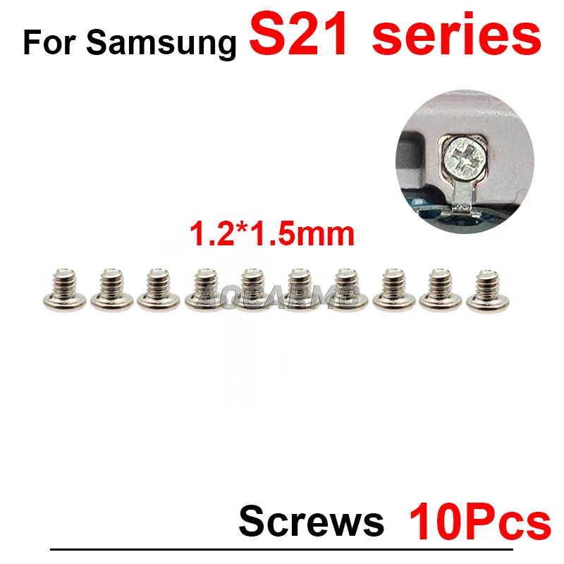 10Pcs/Lot Screws For Samsung Galaxy S21 Ultra Plus S21+ S21U Signal Antenna Module Flex Cable Replacement Parts image 6