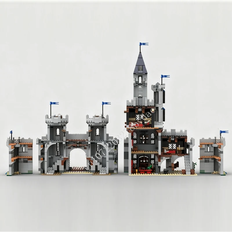 2350PCS MOC Medieval Castle Puzzle Horse Lord Castle Assembly Set Toy For Friends Christmas Holiday Toys Gift for Kids Ages