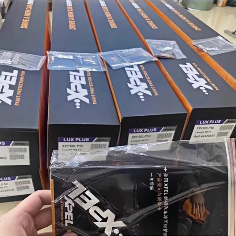 طبقة حماية مستوردة من طلاء XPEL ضمان أصلي PPF لمدة 10 سنوات 1.52 م * 15 م * لفة طبقة حماية شفافة من مادة البولي يوريثان ذاتية الشفاء #5