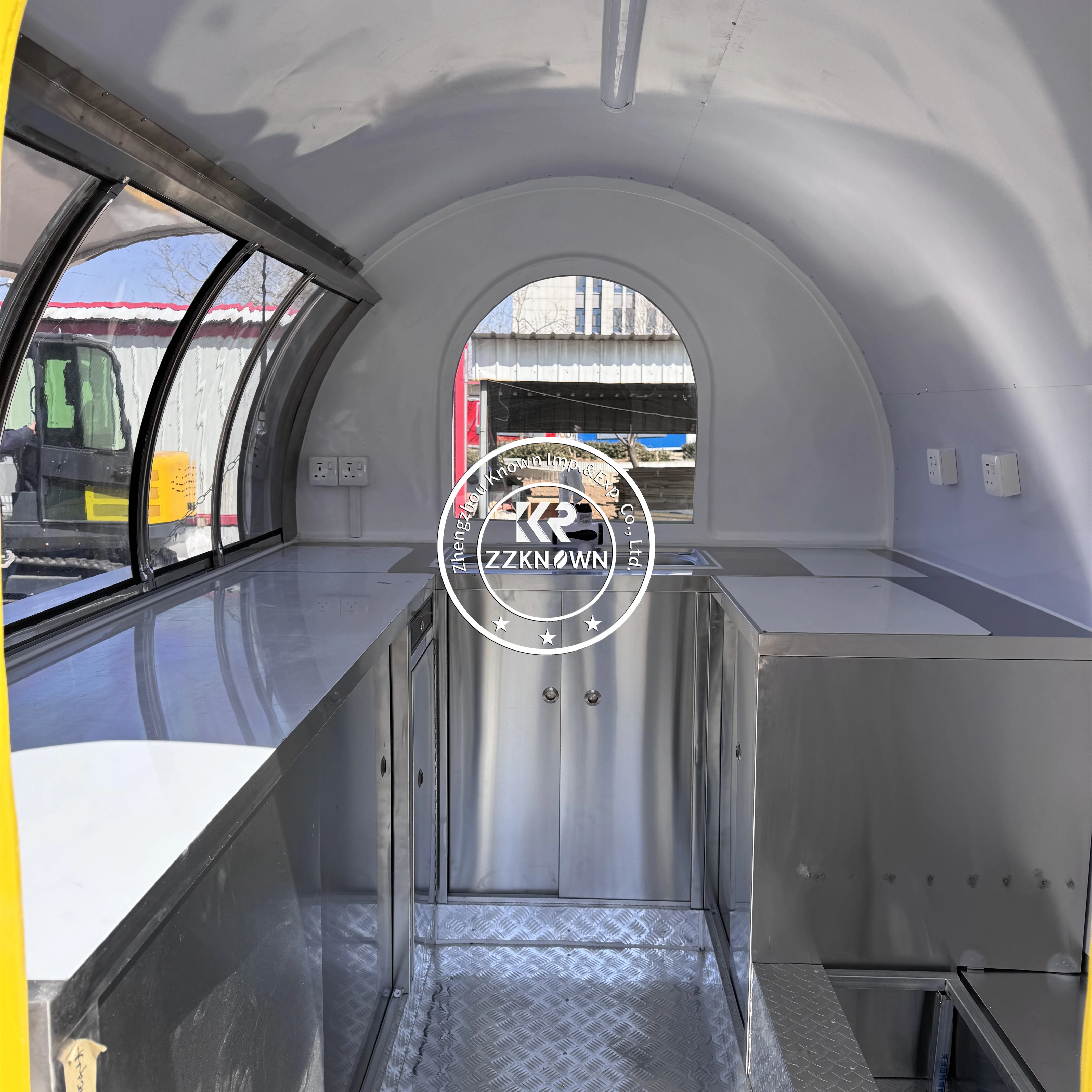 Concession Mobile Hot Dog Cart Fast Food  Trailer Fully Equipped Ice Cream Cart Custom Catering Food Truck For Sale