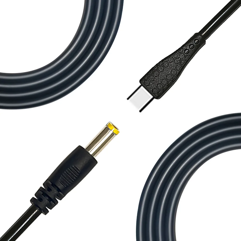 Charging Cable XT60 Male Bullet Connector To Male DC DC5525 USB Type-C Power Cable Adaptor For TS101 PINE64 Soldering Iron