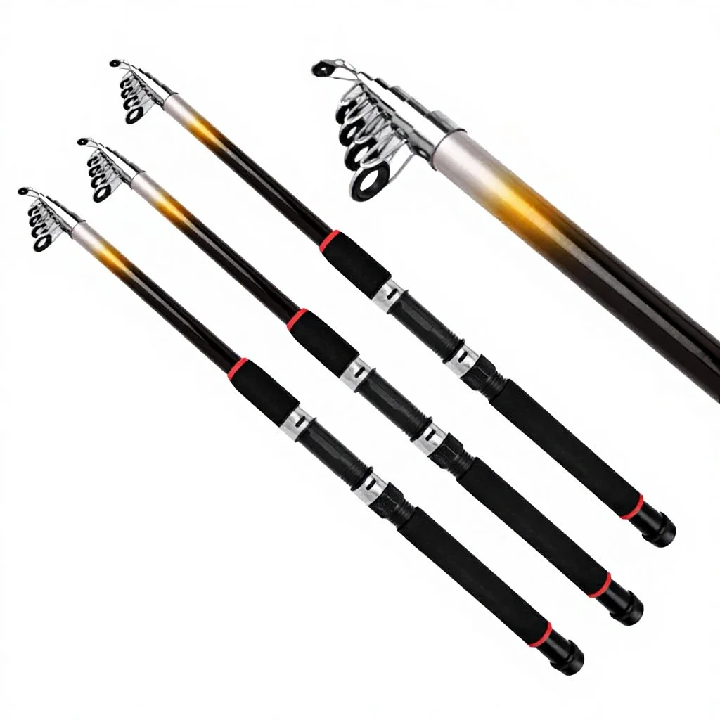 

Telescopic Sea Fishing Rod 1.8m-3.6m Carbon Super Hard Long Throlling Casting Rod Sea Boat Fishing Rodpromote sales