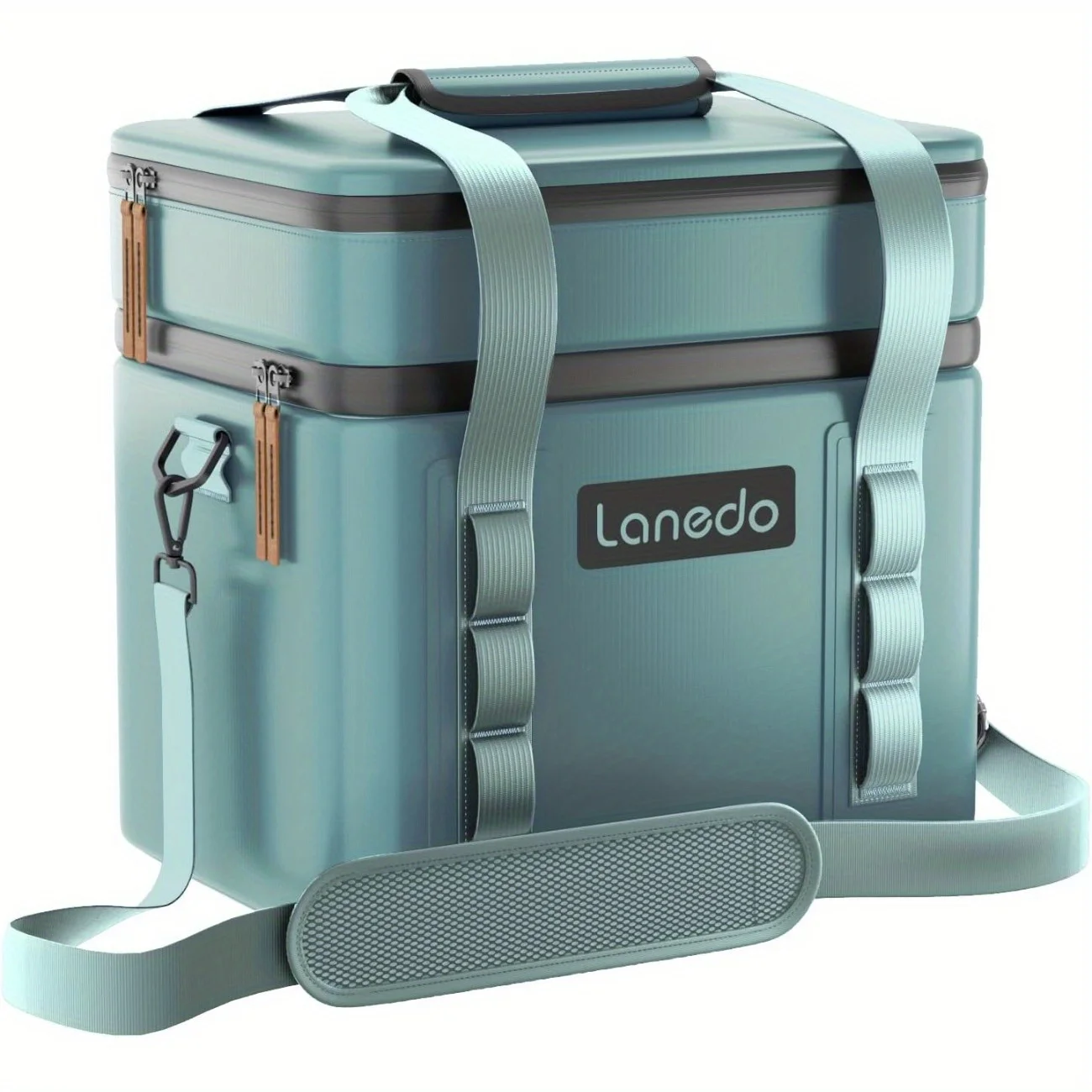 34/28-Can Lanedo Soft-Sided Cooler-Collapsible, Waterproof Travel Cooler for Food Shopping, Camping, Fishing