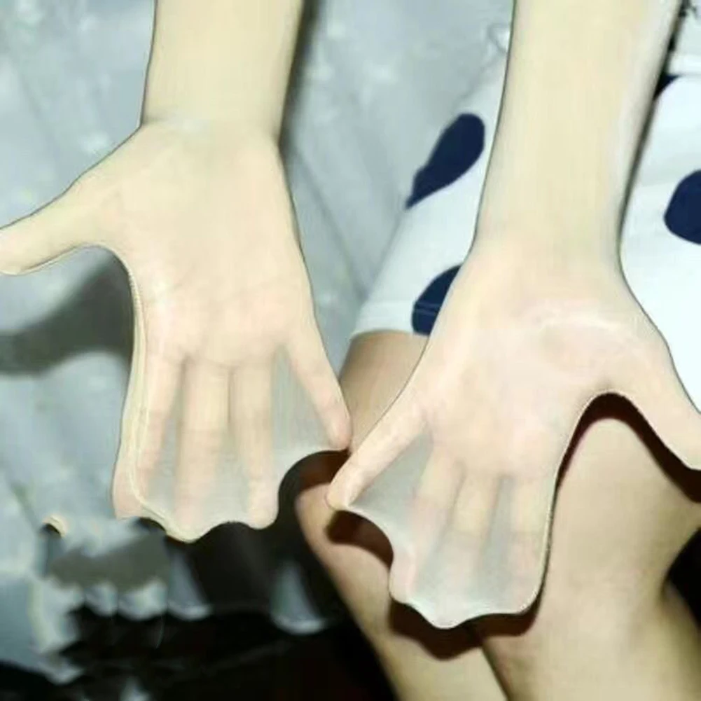 

For Costume Parties Long Shiny Gloves Breathable Long Gloves Comfortable Fit High Elasticity Oily Finish Shiny Appearance