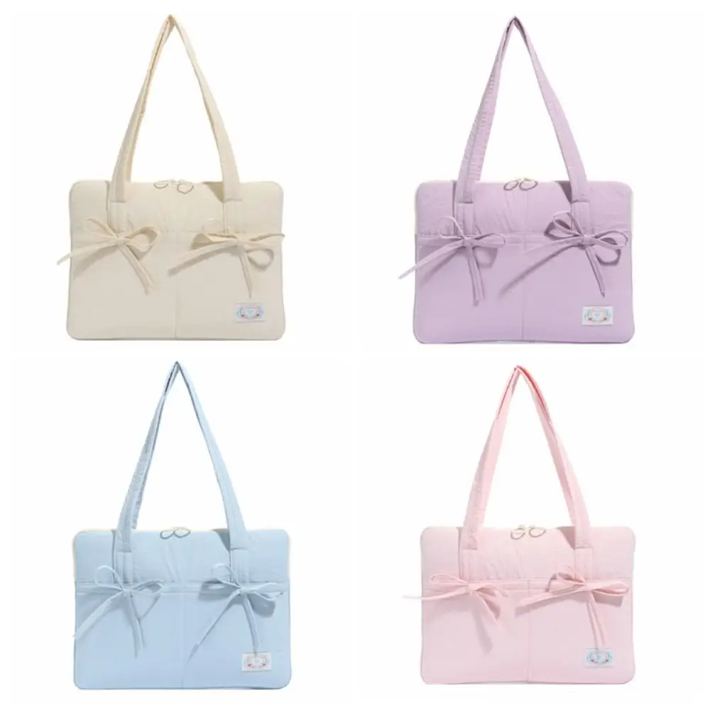 Bowknot Laptop Sleeve Cover Bag 14inch Portable Computer Protective Case Shockproof Korean Style Notebook Sleeve Pouch view 6
