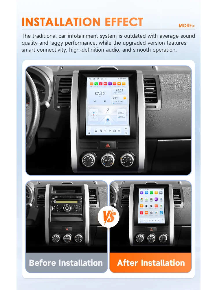 9,7-Zoll-360-Grad-Kamera Android 14 Autoradio für Nissan X-Trail 2 T31 MX6 2007-2015 Multimedia-Videoplayer 6115 4G 8-Kern Carplay