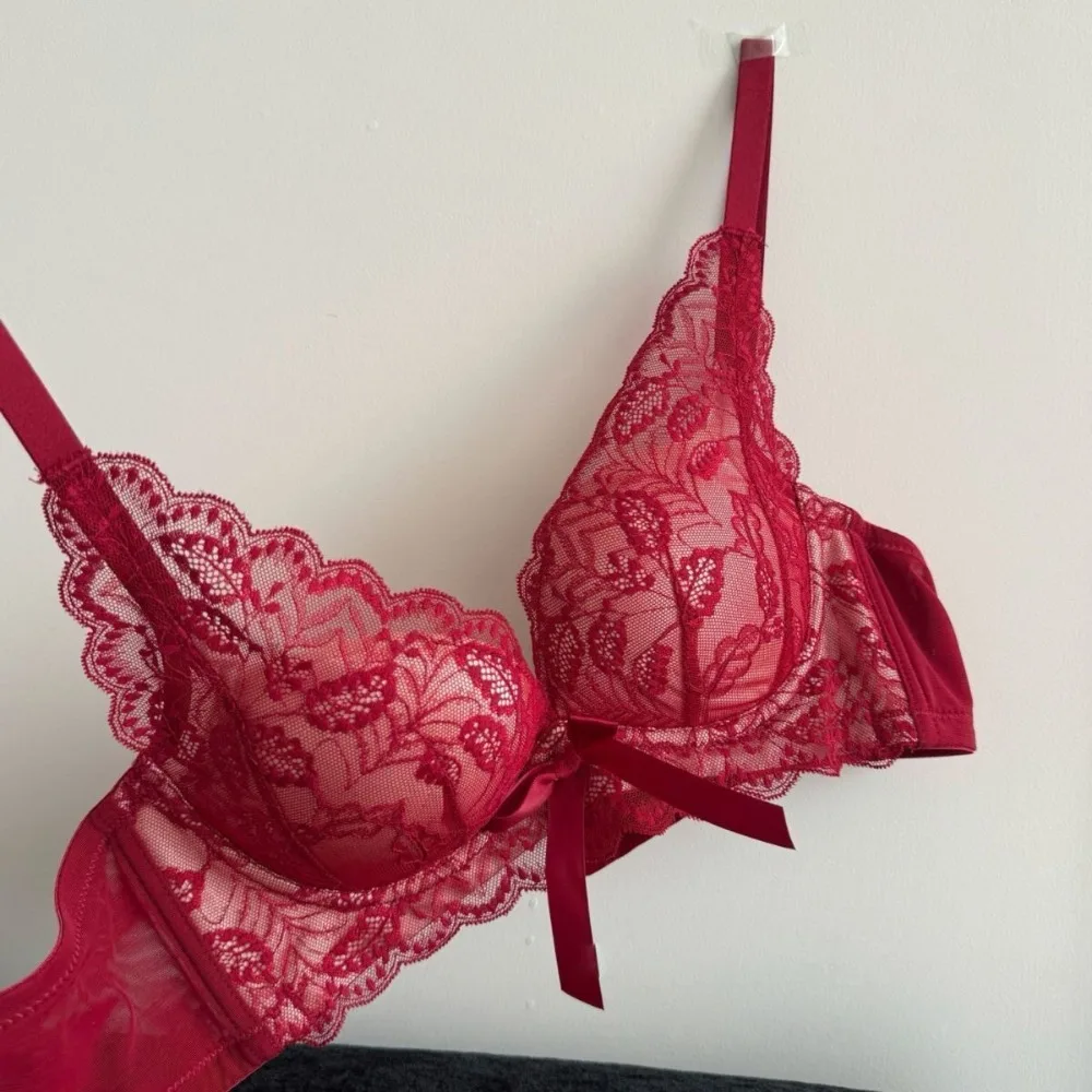 BANERDANNI New Sexy Wireless Bra Set Small Breast Push‑Up Gather Side Anti Sag Comfort Soft Ladies Underwear 32‑38AB Bra Set