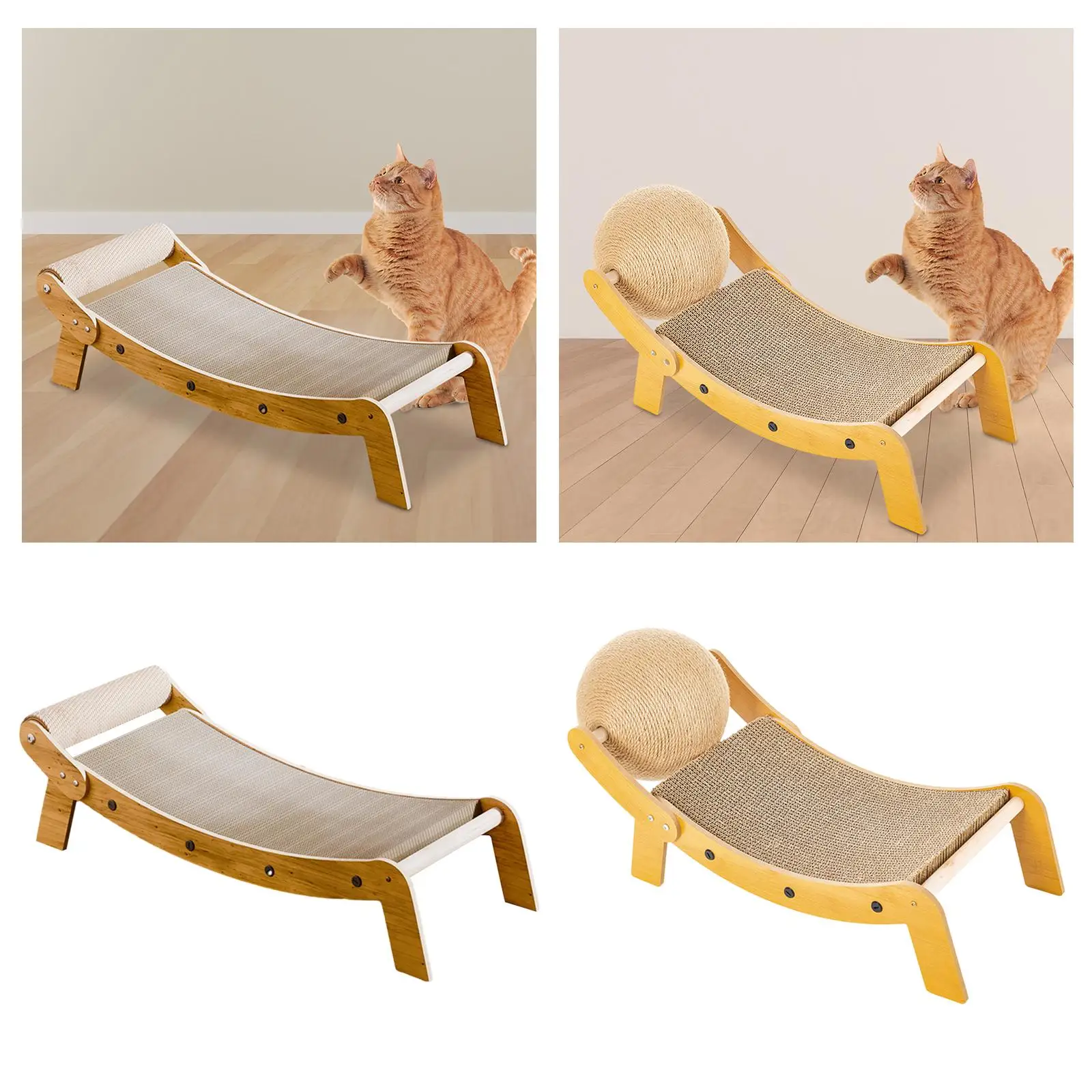 Cat Scratcher Nest Wear Resistant Cat Lounge Bed for Kitten Play Indoor Cats